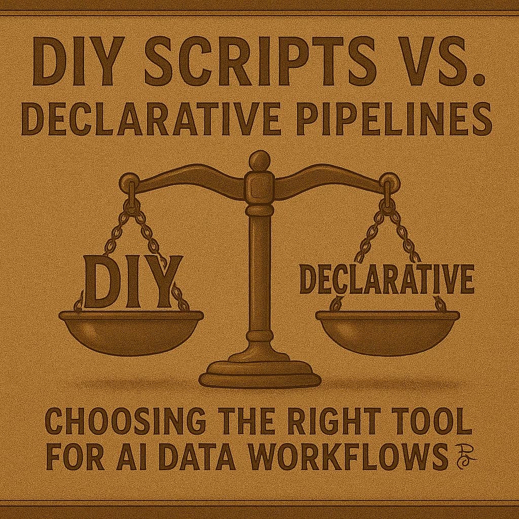 DIY Scripts vs. Declarative Pipelines: Choosing the Right Framework for Your AI/ML Project